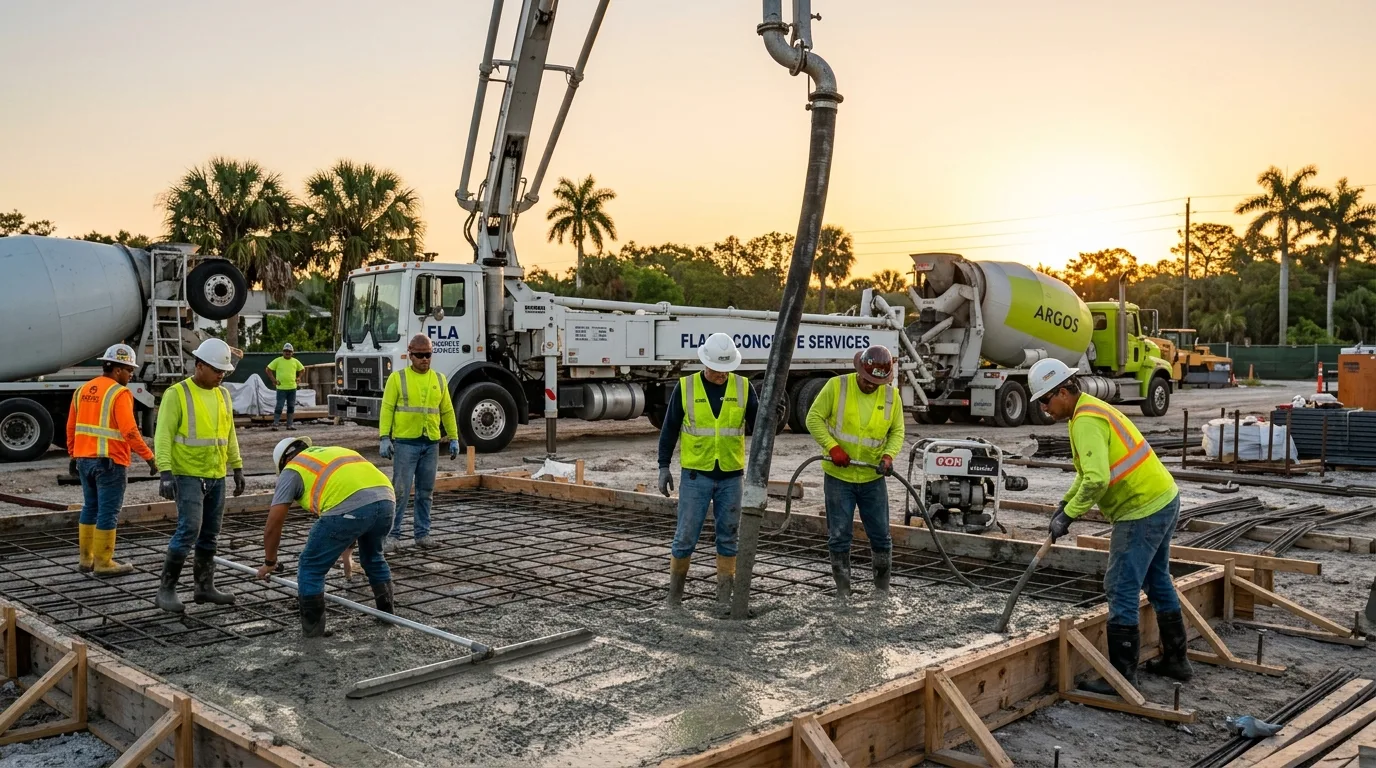 Best Time of Year to Pour Concrete in the Tampa Bay Area
