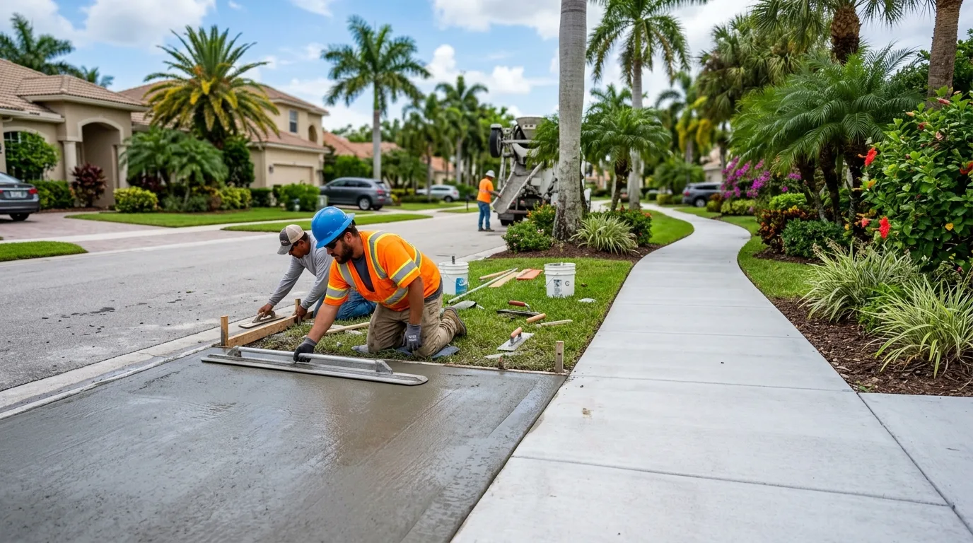 Concrete Sidewalk Installation: Costs, Codes, and What to Expect in Florida
