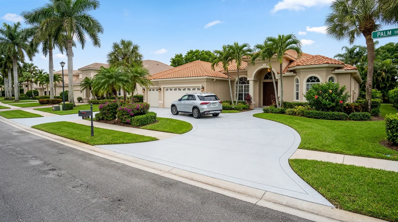 Concrete vs. Asphalt Driveways in Florida: Which Is Right for Keystone Homeowners?